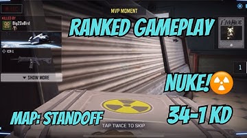 NUKE ON STANDOFF |RANKED| 34-1 KD|COD MOBILE| MVP |Team Deathmatch