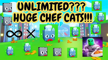 HOW TO GET UNLIMITED HUGE CHEF CAT IN PET SIMULATOR X!!! BY PLAYING MY RESTAURANT FOR 5 HOURS???