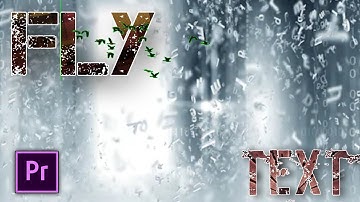 Fly Through Text effect | Adobe premiere pro CC.