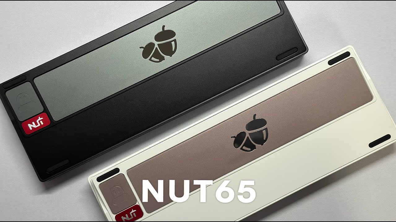 NUT65 | 도토리 감성 무선 알루미늄 폼떡 키보드, 볼캐치·마그네틱