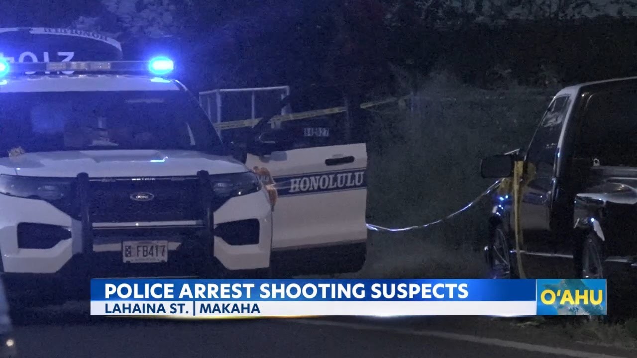 Two men, one teen arrested for fatal shooting in Makaha - YouTube