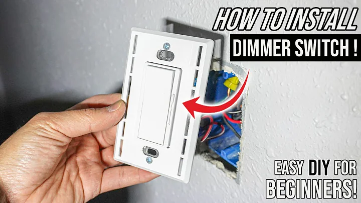 How To Install A Dimmer Switch | Easy DIY For Beginners!