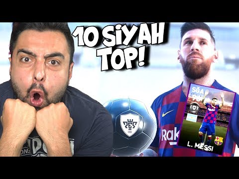 MOR 100 MESSİ ÇIKTIIII ! ÇILDIRDIIIM ! SİYAH TOP AÇILIMI PES 2020 !