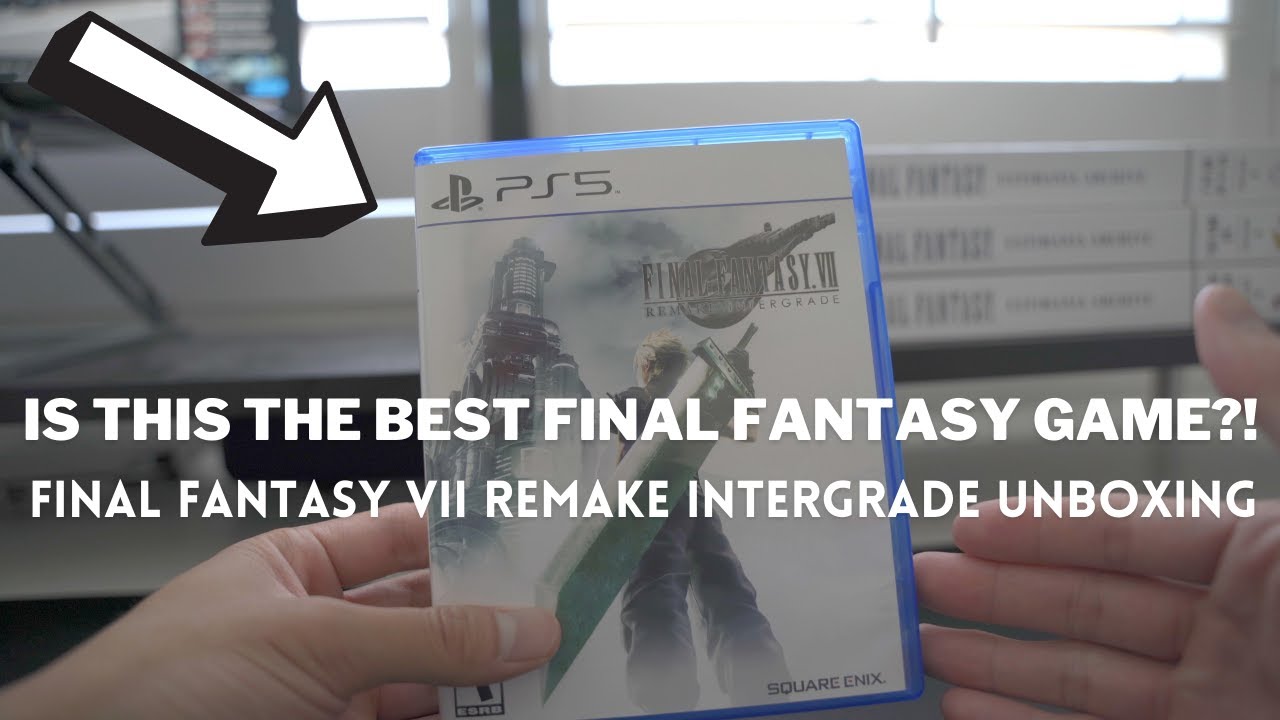 Final Fantasy VII Remake Intergrade (PS5) Unboxing 