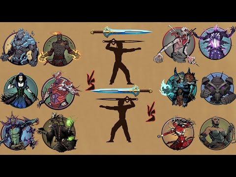 Shadow Fight 2 || Only Devotion vs Underworld ALL BOSSES 「iOS/Android Gameplay」