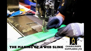 The Manufacturing Process of a Web Sling | Chain and Rope Suppliers LTD |