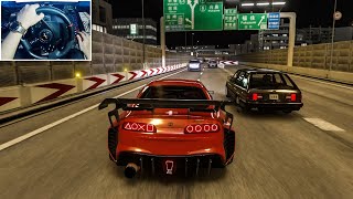 Insane Toyota Supra V3 Hycade Bodykit  Assetto Corsa | Steering Wheel Gameplay