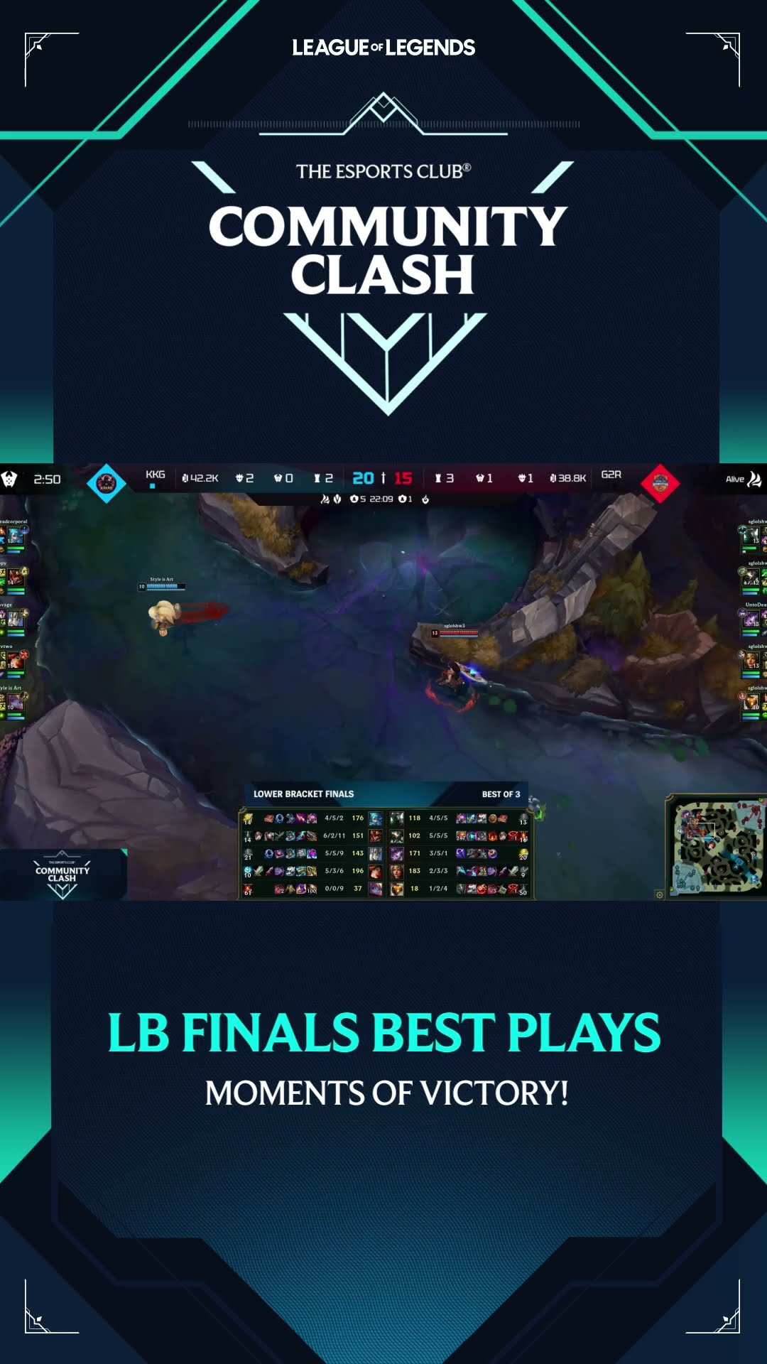 TEC Community Clash LB Finals | Best Plays from League of Legends!