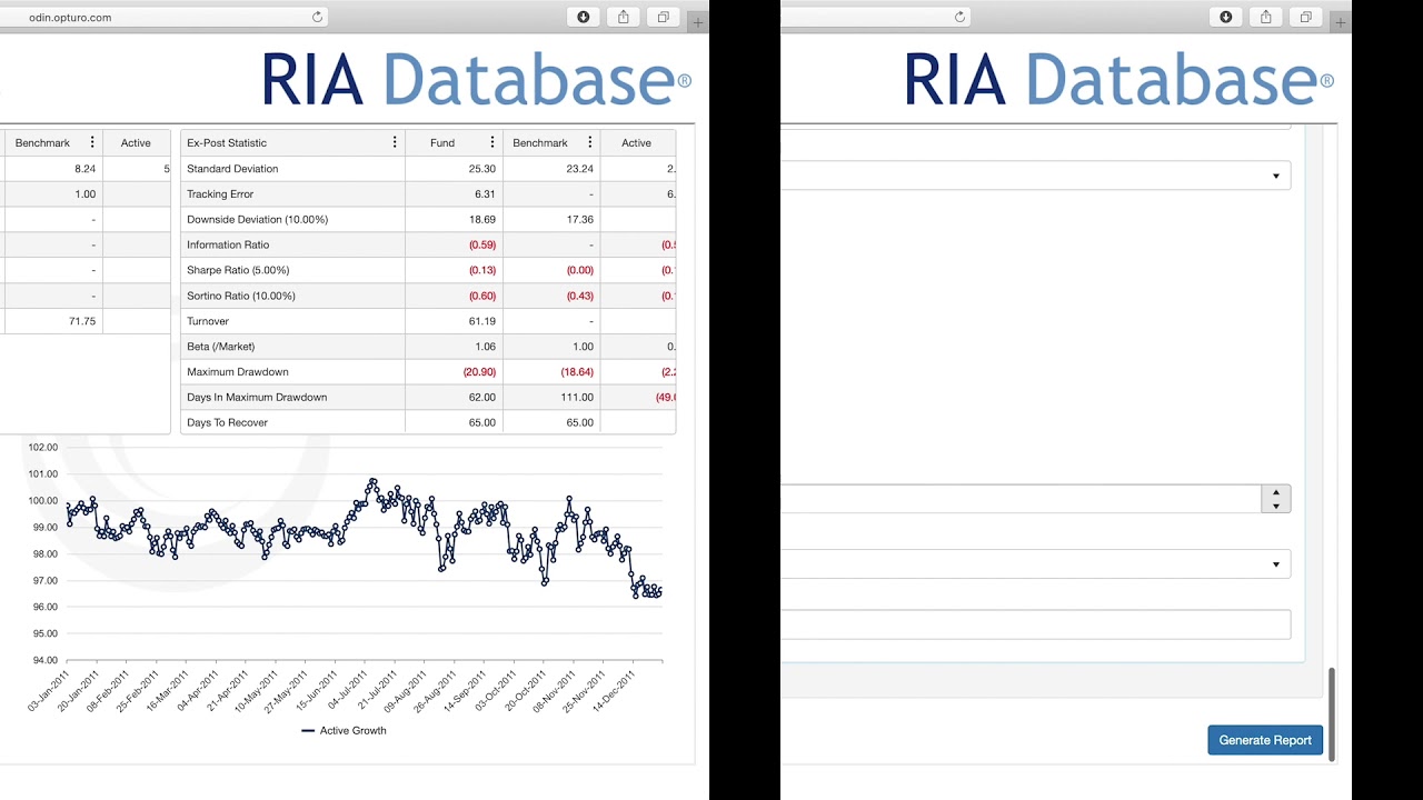 RIA Database/Opturo: Sample View Of Application - YouTube