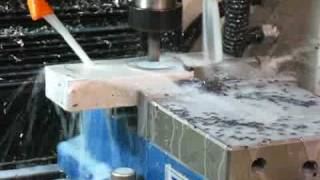 Mikini 1610L Cnc Machining Center - Circular Interpolating In 1045 Carbon Steel