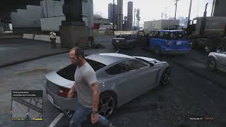 GTA V Patrol security kills NPC worker part 10