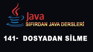 141- Java Dersleri - Dosya Silme