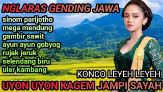 NGLARAS GENDING JAWA ~ SINOM PARIJOTHO ~ MEGA MENDUNG ~ UYON UYON KAGEM JAMPI SAYAH