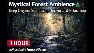 Mystical Forest Ambience 🌲 Deep Organic Soundscape for Focus & Relaxation (1 Hour)