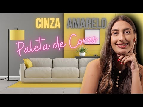 Vídeo: O amarelo claro combina com o cinza?