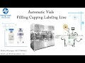Automatic Vaccine Vials Fillling Plugging Capping Labeling Line with Laminar Flow Cover