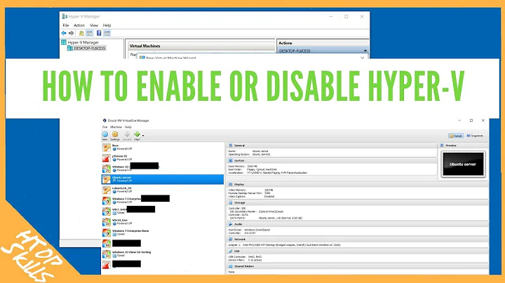 How to disable hyper v using command prompt / How to Enable or Disable Hyper-V in Windows 10
