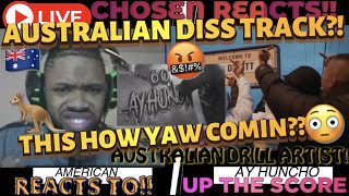 Ay Huncho - Up The Score (Official Music Video) (AMERICAN REACTS)  #reaction #funny #trending