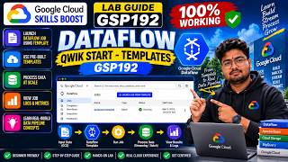 Dataflow: Qwik Start - Templates | GSP192 | Google Cloud Skills Boost Lab