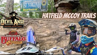 Summertime Enduro Riding!   🇺🇸   Hatfield McCoy Trails 2023 | Matewan to Williamson   #dirtbike