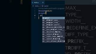 C-program to Print Hello World #shorts  #c-programming #programming