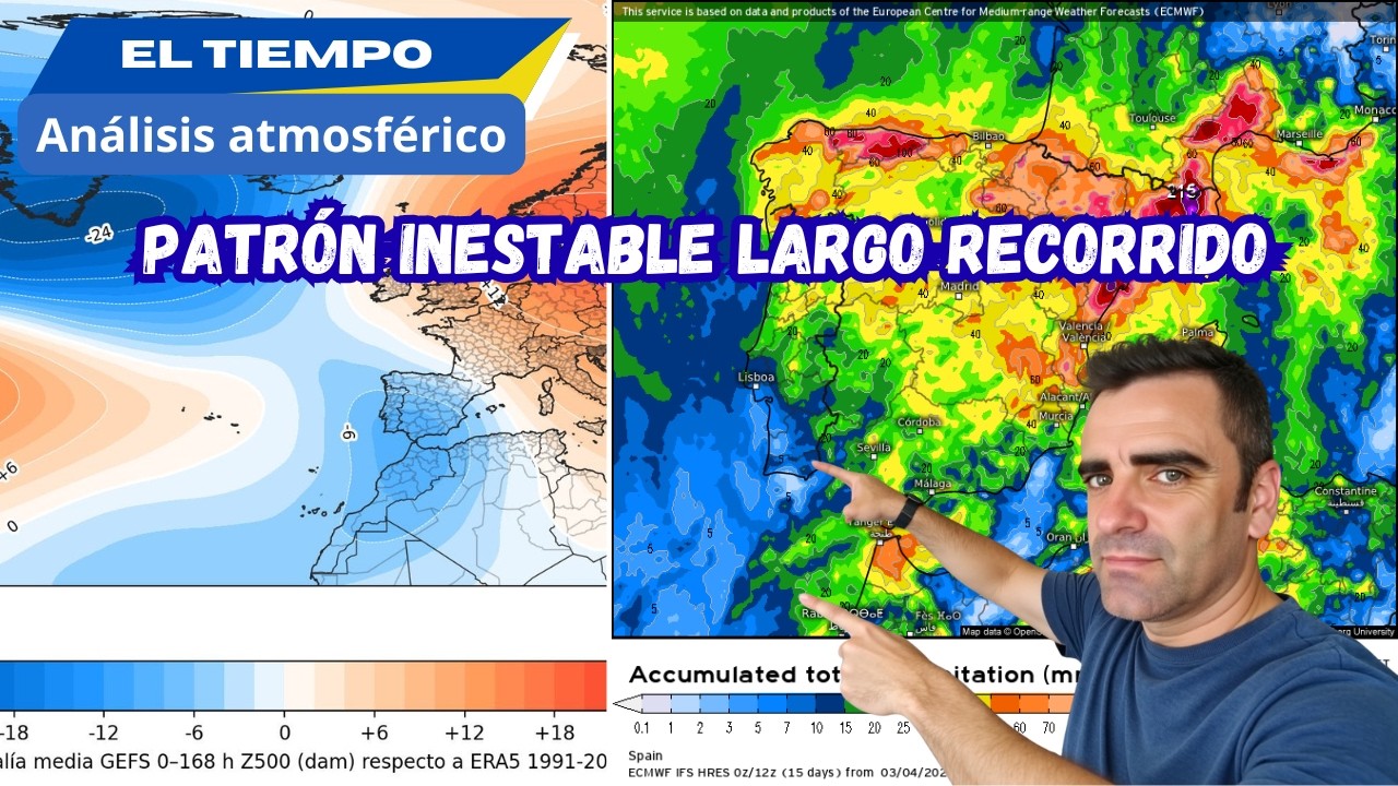 España ha entrado un patrón 🕵️​ muy llamativo: los anómalos bloqueos persistentes y las ⛈️ DANAs