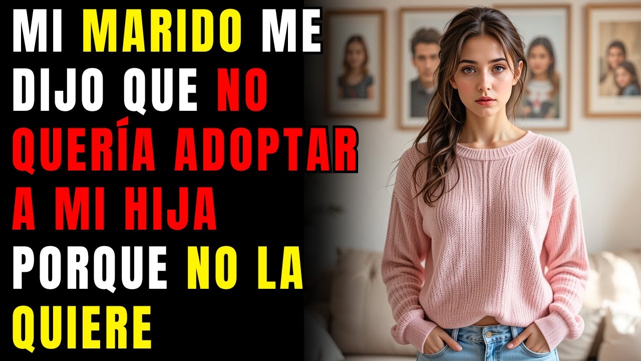 MI MARIDO ME DIJO QUE NO QUERÍA ADOPTAR A MI HIJA PORQUE NO LA QUIERE COMO A SUS HIJOS BIOLÓGICOS...