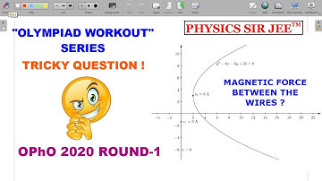 OLYMPIAD WORKOUT-08 - OPhO 2020 PROBLEM - A TRICKY MAGNETIC FORCE CALCULATION