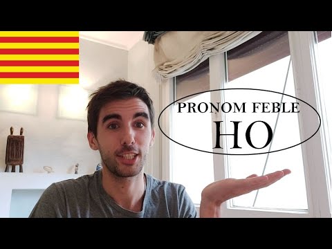 Catalan lesson - Pronom feble 