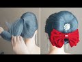 How to Get the Perfect Cute Bow Bun Using Just ONE Clip! 🎀 Easy And Cute Hairstyle