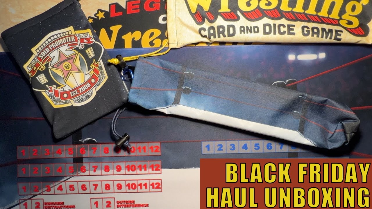 Inked Gaming Black Friday Haul  Unboxing & Gameplay | Filsinger Games | Legends of Wrestling