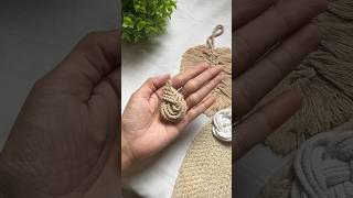 How to Make a Pipa Knot Keychain | Simple Macramé Keychain Tutorial#macrametutorial
