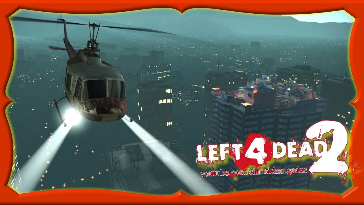 TODOS los diálogos del helicóptero de rescate de No Mercy en LATINO y TODAS las conversaciones L4D