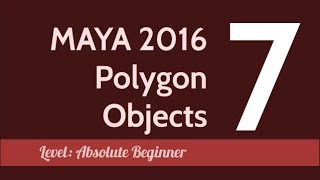 2016 Maya Polygon Objects - 7 Flythrough Exercise