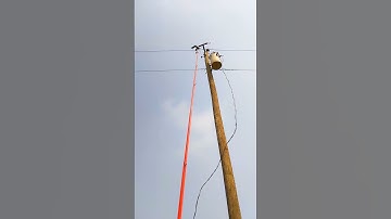 Dropout fuse barrel operation #viralreelsfacebook #electrician #Lineman #Electricity #linemanlife