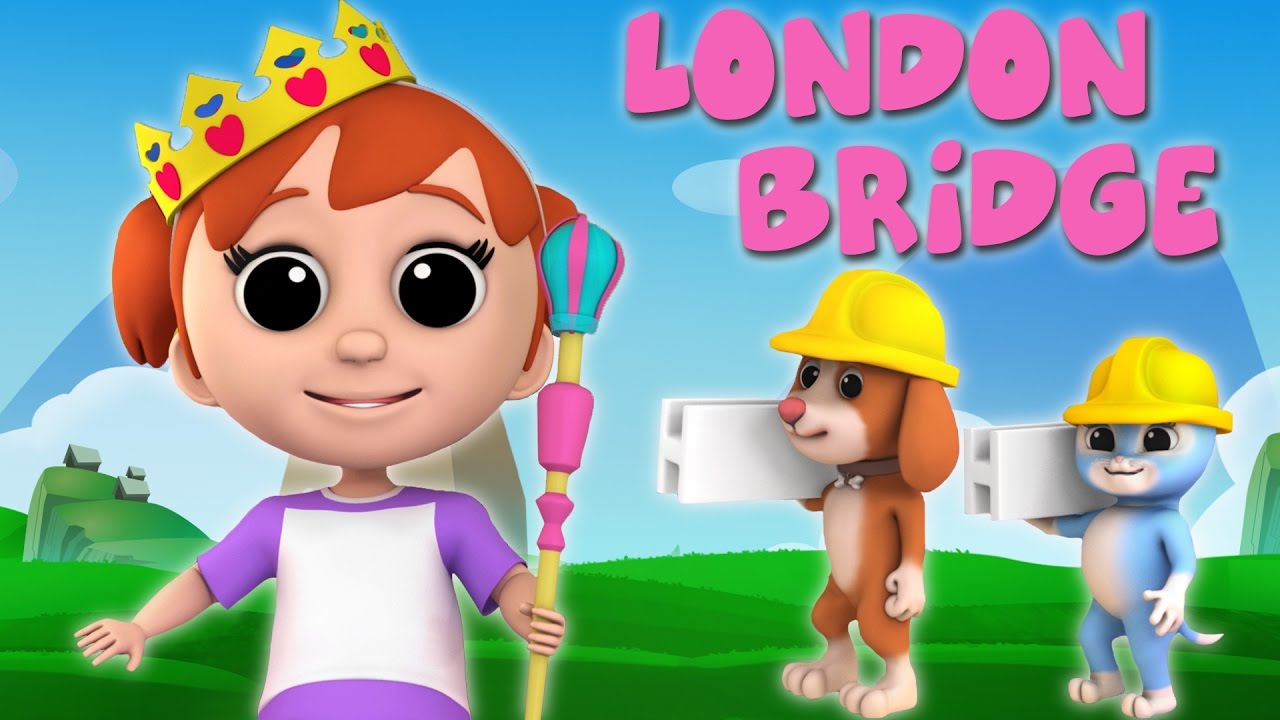 Luke & Lily - London bridge is falling down | Nursery Rhymes | Kids songs
