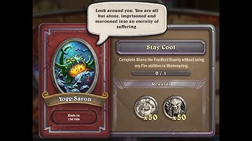 Yogg-Saron Event Task 4: Stay Cool (Ahune without fire) - F2P Guide - Hearthstone Mercenaries