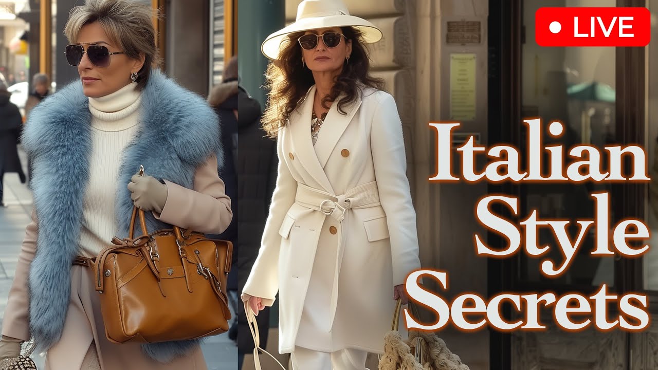 ⁣Stylish Stroll through Milan's fashionable neighborhood. How people dress in the fashion capita