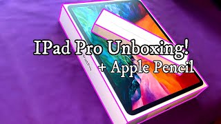 iPad Pro 12.9 inch 2020 & Apple Pencil Unboxing + Setup