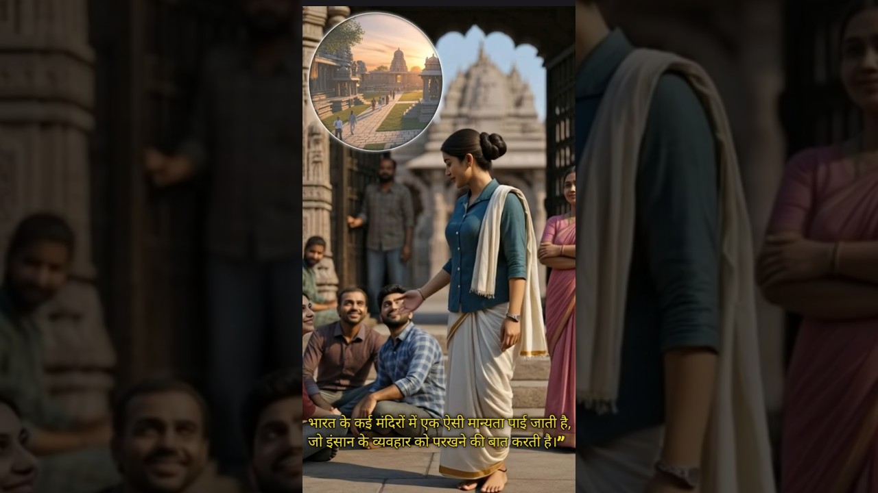 Mandir ke bahar asli pariksha? 😱🚩 