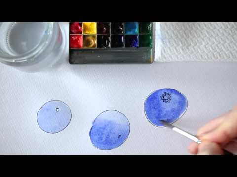 Draw Tip Tuesday - layering watercolours