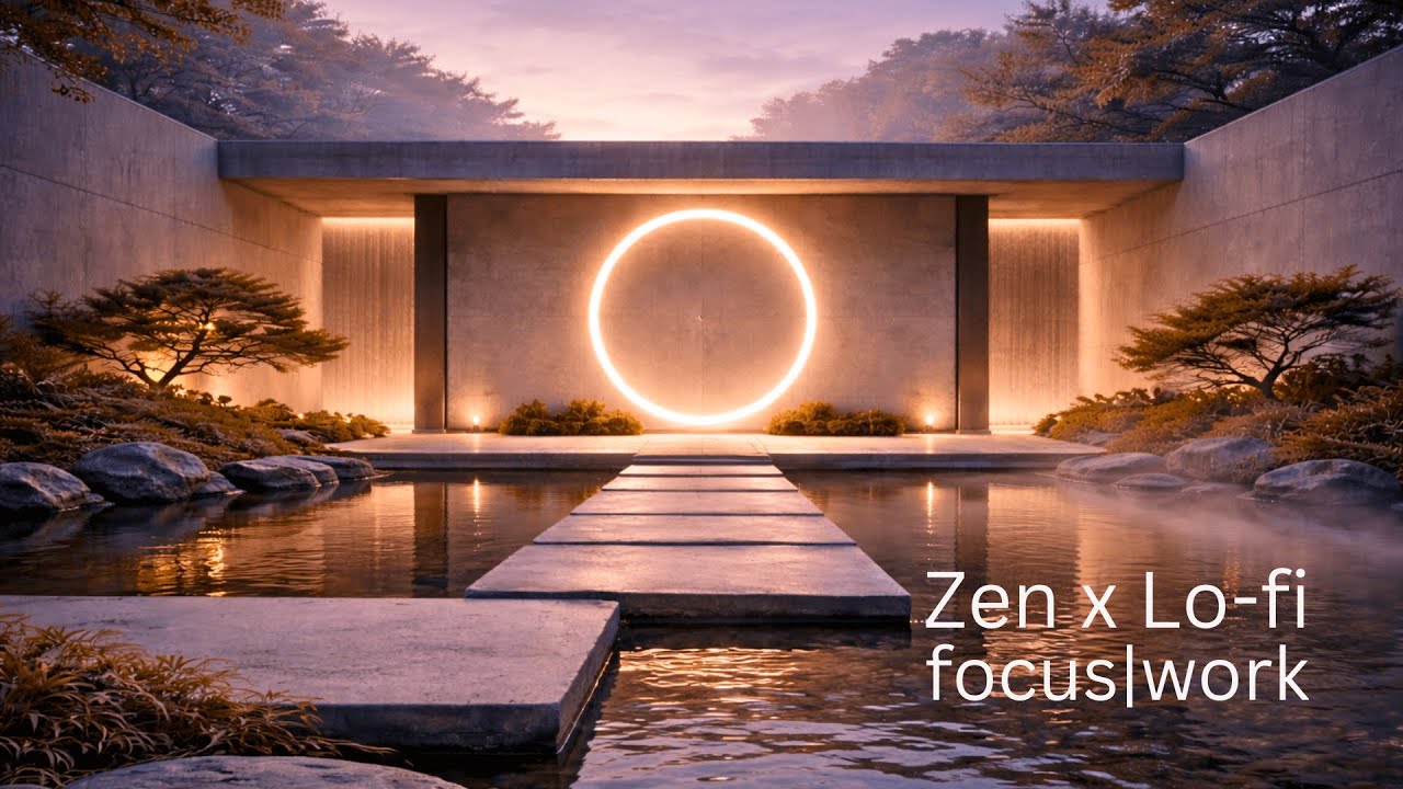 Zen Ambience × Lo Fi | Calm Focus & Deep Work Music | Zen Music Vol  01
