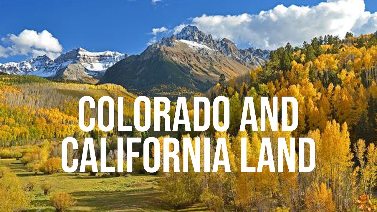 California and Colorado Land for Sale No Credit Check! YouTube