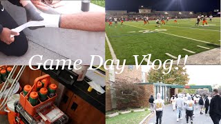 Game Day Vlog: Life as an Athletic Trainer!🏈