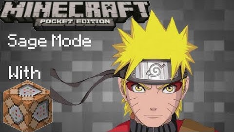 ✓Sage Mode Naruto Mcpe Command Block
