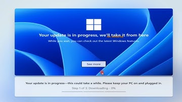 Your update is in progress We