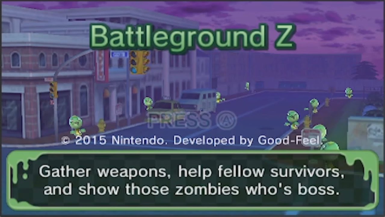 StreetPass Mii Plaza: Battleground Z - YouTube