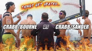 CRAZY Beach Volleyball Match: Ta.Crabb/Sander vs Tr.Crabb/Bourne AVP Manhattan Beach Open 2022 screenshot 5