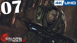 [4K] Gears of War 2 - 100% Playthrough - Part 7 - COLE TRAIN!!!!! (XBOX SERIES X)