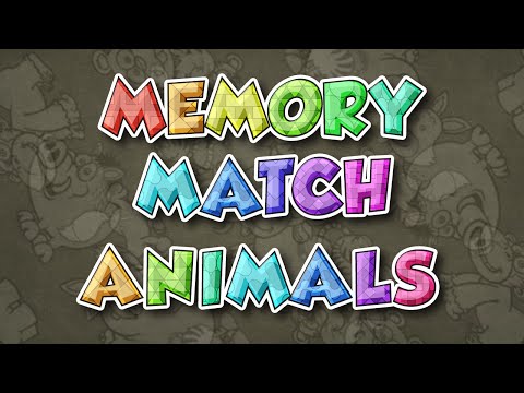 Kids Memory Match Animals Game